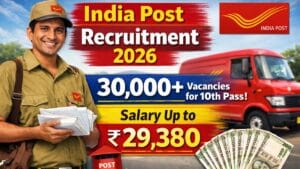 India Post Recruitment 2026 : 30,000+ જગ્યાઓ માટે અરજી કરો, માત્ર 10મું પાસ પાત્ર